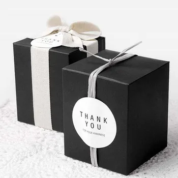 

100pcs 10*10*10cm Solid Color Handmade Macarons Cookies Packaging Box Pastry Christmas Party Favor Gift Free Shipping