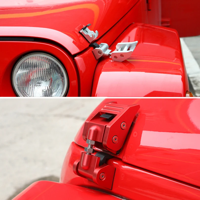 Металлический замок для двигателя Jeep Wrangler JK Unlimited Rubicon 2008 2009 2010 2012 2013 2014 2015 2016