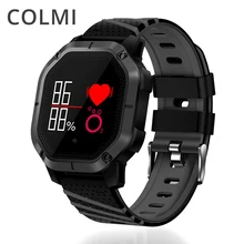 Лучшие COLMI K5 Смарт-часы IP68 Водонепроницаемый нескольких видов спорта режима Велоспорт плавание монитор сердечного ритма крови кислородом артериального давления часы