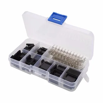 

310pcs/lot Dupont Connector 2.54mm Male/Female Wire Jumper Pin Header Connectors Kit Set Housing 1P 2P 3P 4P 5P 6P 2*4P Wire