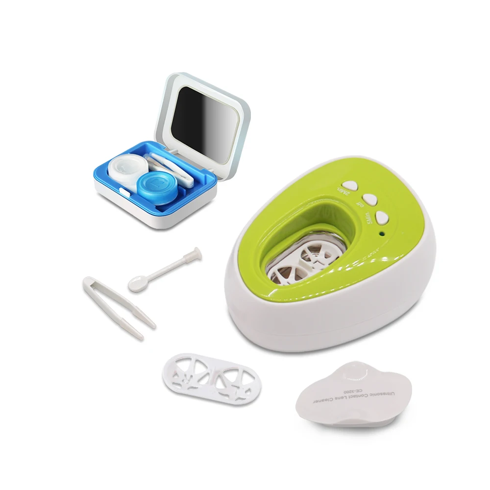 

Free Shipping Ultrasonic cleaning machine Mini Sonic Wave contact lens Ultrasonic Cleaner For contact lenses
