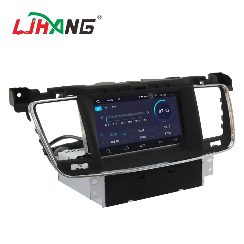 Top LJHANG Car DVD Player Android 9.0 For PEUGEOT 508 2011-2017 GPS Navigation 1 Din Car Radio Multimedia Wifi Stereo RDS Canbus IPS 2