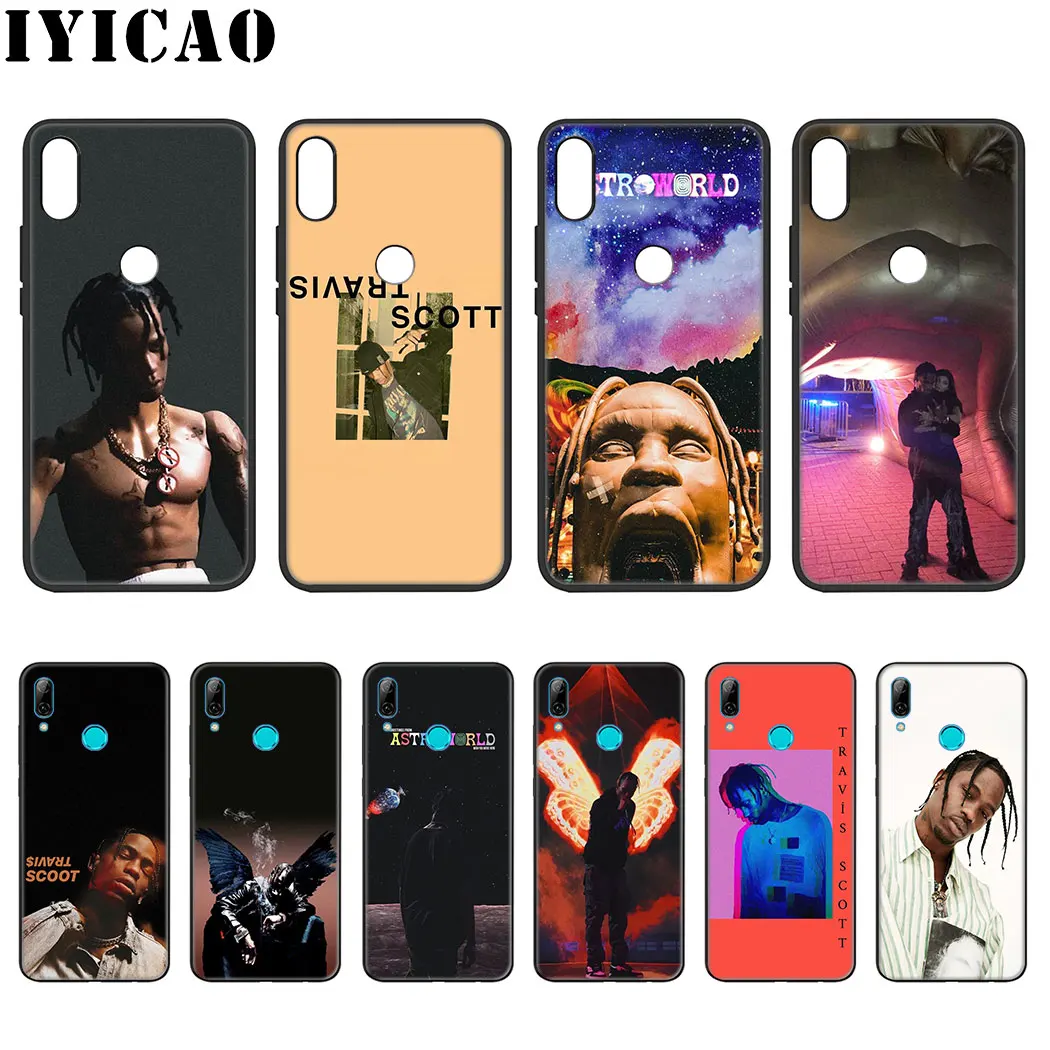 Мягкий чехол IYICAO с изображением Трэвиса Скотта для телефона Xiaomi Redmi Go Note 5 6 7 Pro 5A