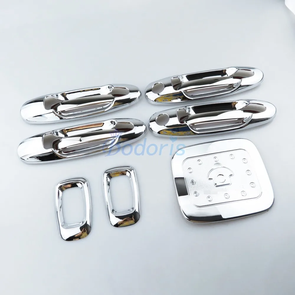 

11 Pieces Chrome Package Handle Lamp Fuel Tank Cap Cover 1998-2017 For Toyota Land Cruiser 100 Lexus LX470 Accessories