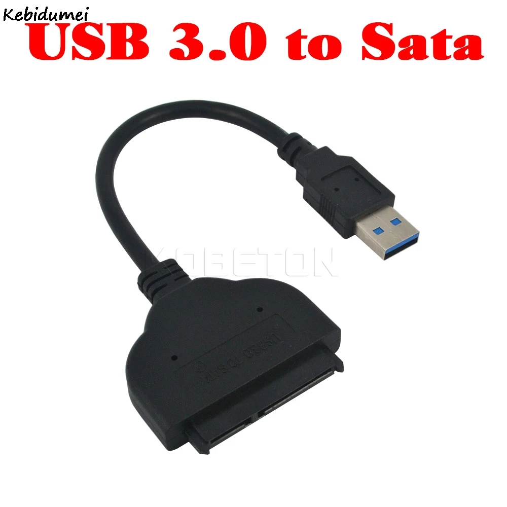 

Kebidumei USB 3.0 To SATA 22 Pin 2.5 Inch Hard Disk Driver SSD Adapter Cable Converter Wholesale