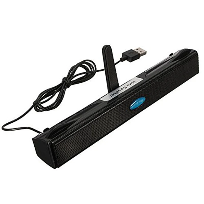 

Mini USB Speaker Sound Box Music Speaker for PC Laptop Notebook Computer Black