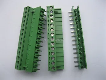 

Angle 14 way/pin 5.08mm Screw Terminal Block Connector Pluggable Type Green 20 Pcs Per Lot HOT Sale