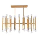 Скандинавские креативные Bamboom G4 светодиодные люстры, серые стеклянные абажуры, подвесные люстры, освещение