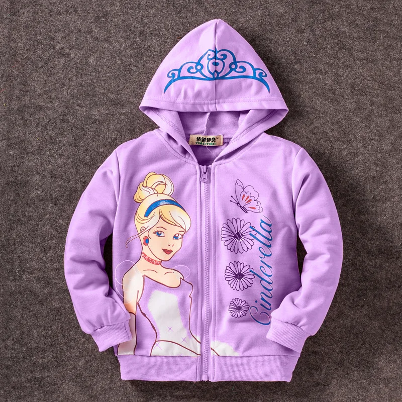 

Cinderella Kids Girls Children's Coat Fashion jackets Girls Outerwear & Coats Girls Hoodies Jackets Spring Autumn Baby Coats