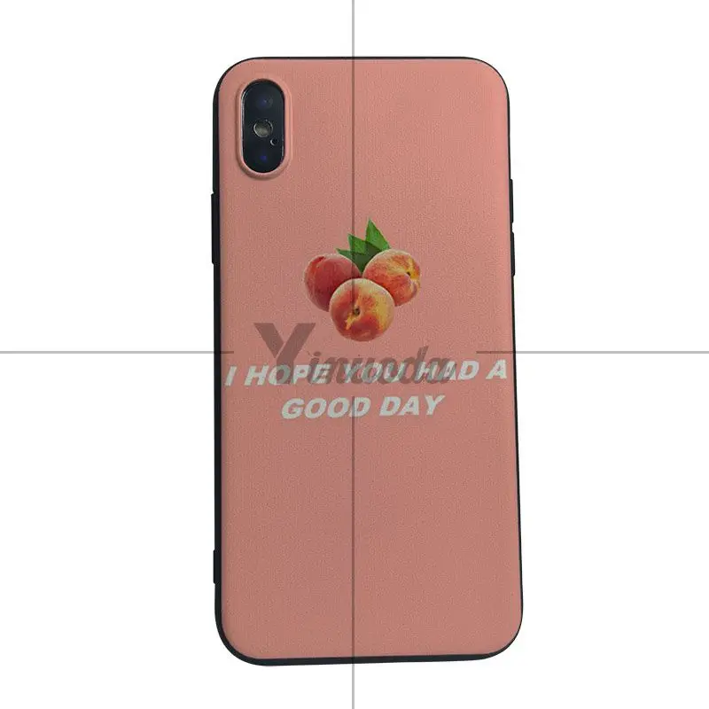 Yinuoda розовый персиковый чехол для телефона с принтом для iphone 7 7plus X 8 8plus и 5 5S 6s 6s Plus Чехол для мобильного телефона - Цвет: 3