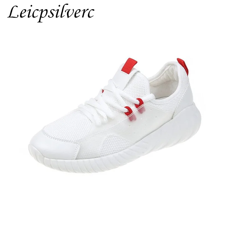 De Respirant Printemps Jeunes Femme Plates Automne Populaire Chaussures Mouvement Et Net 1 Cool 2 Mode Confortable Loisirs Dentelle Femmes qq46wR0