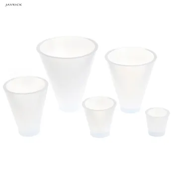 

JAVRICK DIY Silicone Cone Mold for Resin Epoxy Casting Jewelry Making Craft Tools Mould NEW