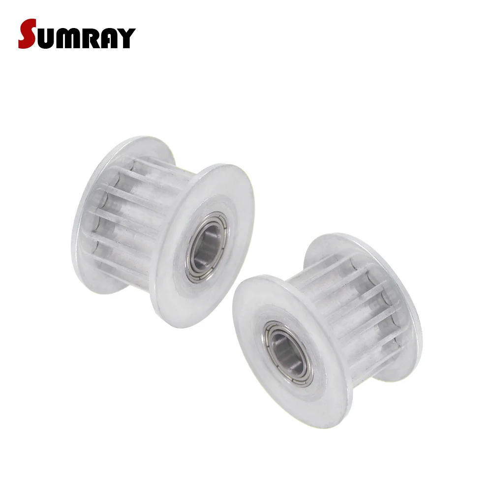 SUMRAY Idler Pulley XL 15T Toothed Wheel with teeth Bore 3/4/5/6/7/8/9mm Width 11mm Bearing Motor 2PCS | Обустройство дома