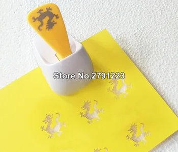 

Free Shipping M size Dragon shaped save power paper/eva foam craft punch Scrapbooks Handmade puncher DIY animal hole punches