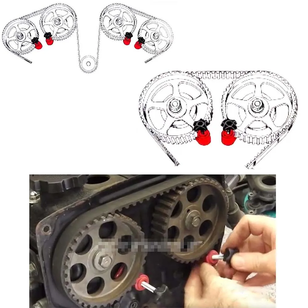 Авто двигатель Cam для синхронизации и блокировки Repair Tool Kit Универсальный Автомобильный кулачковый Распредвал держатель для замка