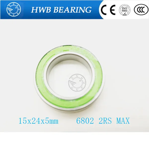 

Free Shipping Hub bearing full complement balls bearing 6802-2rs max 15x24x5mm