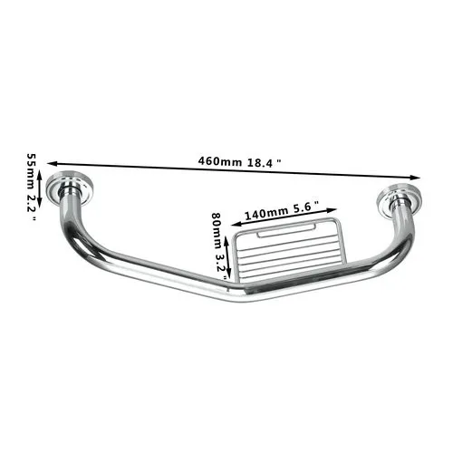 MONITE, новинка,, нержавеющая сталь 6309, поручни для ванной, безопасная поручень для душа, хромированная поручень с держателем для мыльницы