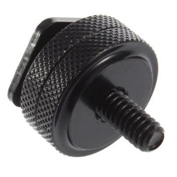 

1/4" 3/8 Tripod Screw to Flash Hot Shoe Mount Adapter For DSLR SLR on Hotshoe Studio Accessory Screw