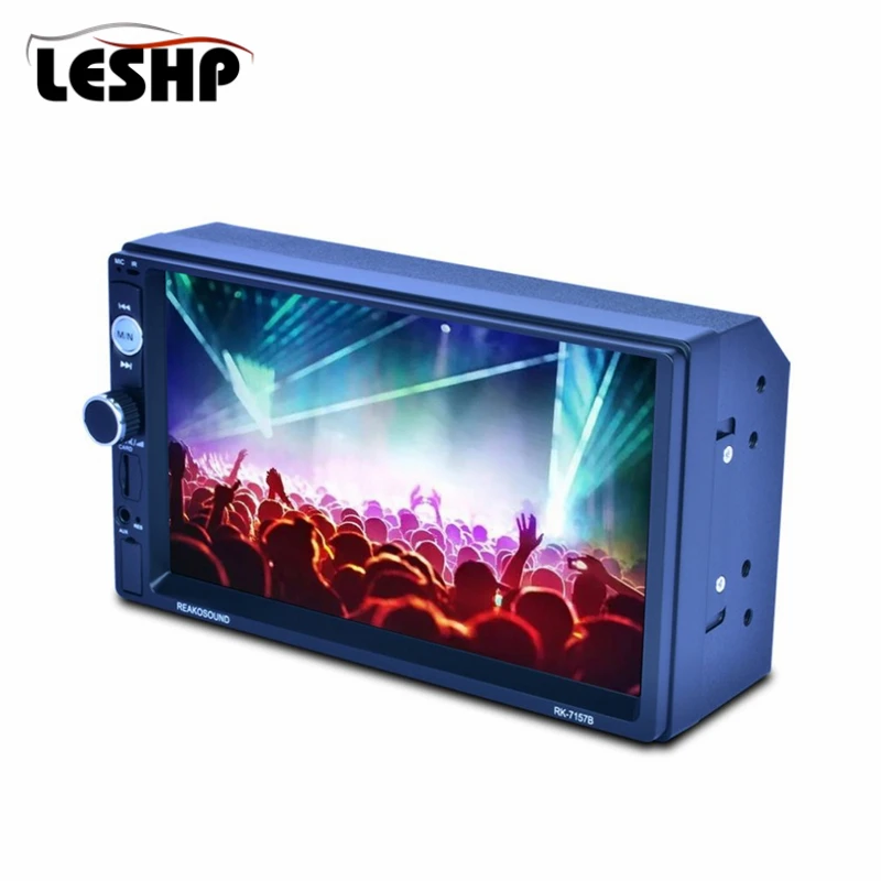 

7" HD LCD Touch Screen 800*480 Car MP5 Player Bluetooth 1080P 7 Color Button Back Light Mirror Link FM/AM/RDS Tuner RK-7157B