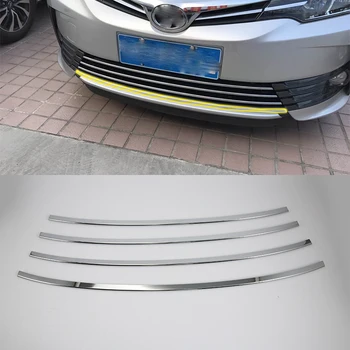 

ABS Chrome Exterior front grill cover trims cover For TOYOTA COROLLA 2017 car accessories