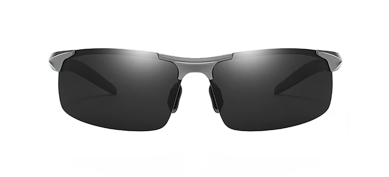 Мужские спортивные солнцезащитные очки BLUEMOKY без оправы, поляризационные, UV400, солнцезащитные очки для мужчин, для вождения, Полароид, алюминиевые магниевые Оттенки для мужчин