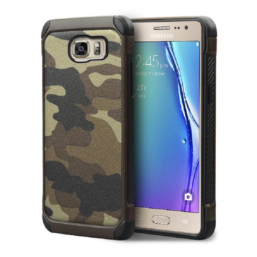 

Phone Case for Samsung Galaxy S8 Plus S7 S6 2in1 Armor Hybrid Plastic+TPU Army Camo Camouflage Back cover for Samsung S7 Edge