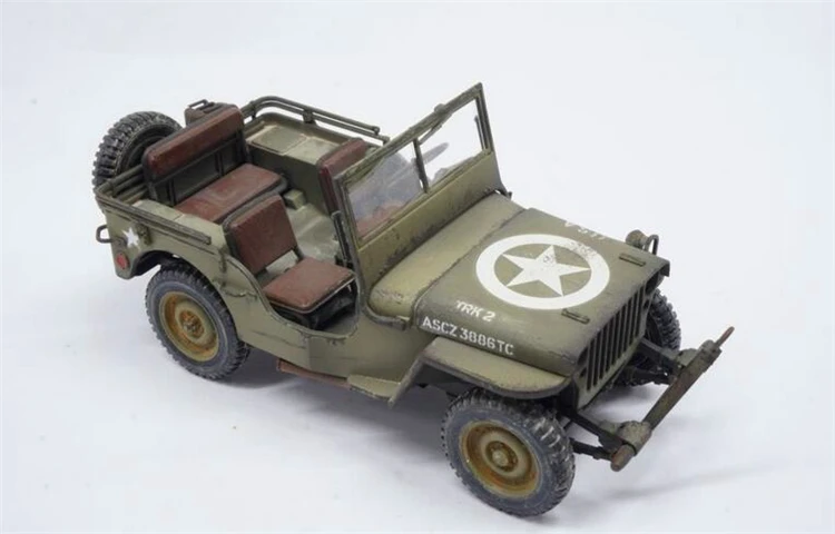 Aieioi бесплатная доставка Tamiya 35219 1/35 Willys MB Jeep 1/4 Ton 4x4 грузовик Военная сборка AFV