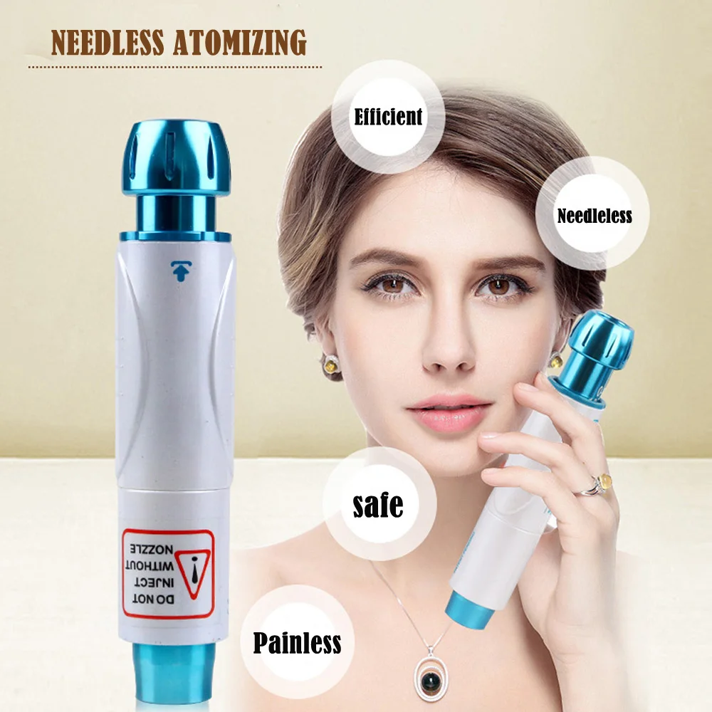 Painless Needleless Atomizing Introduction Instrument Skin Moisturizing Rejuvenation Wrinkle remove Tool Home Salon Face Care