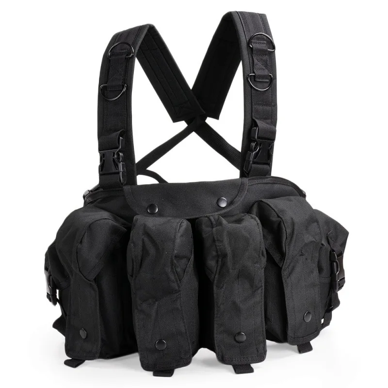 CQC AK Chest Rig Molle Tactical Vest Military Army Equipment AK 47 Magazine Pouch Outdoor Airsoft P