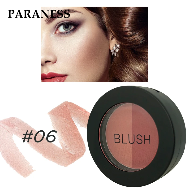 Face Blush Powder 6 Colors Long Lasting Cream Blusher Cheek Smooth