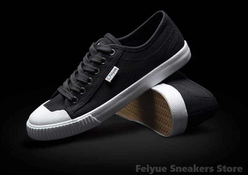 Feiyue/мужские и женские спортивные кроссовки; цвет черный, белый; парусиновая обувь; мужские низкие классические уличные спортивные кроссовки для бега; кроссовки для скейтбординга