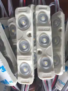 

300Pcs / Lot 110v ac high voltage led module 1.2W led lights for business window, 100lumen, Powered by Epistar SMD2835 LED*3pcs