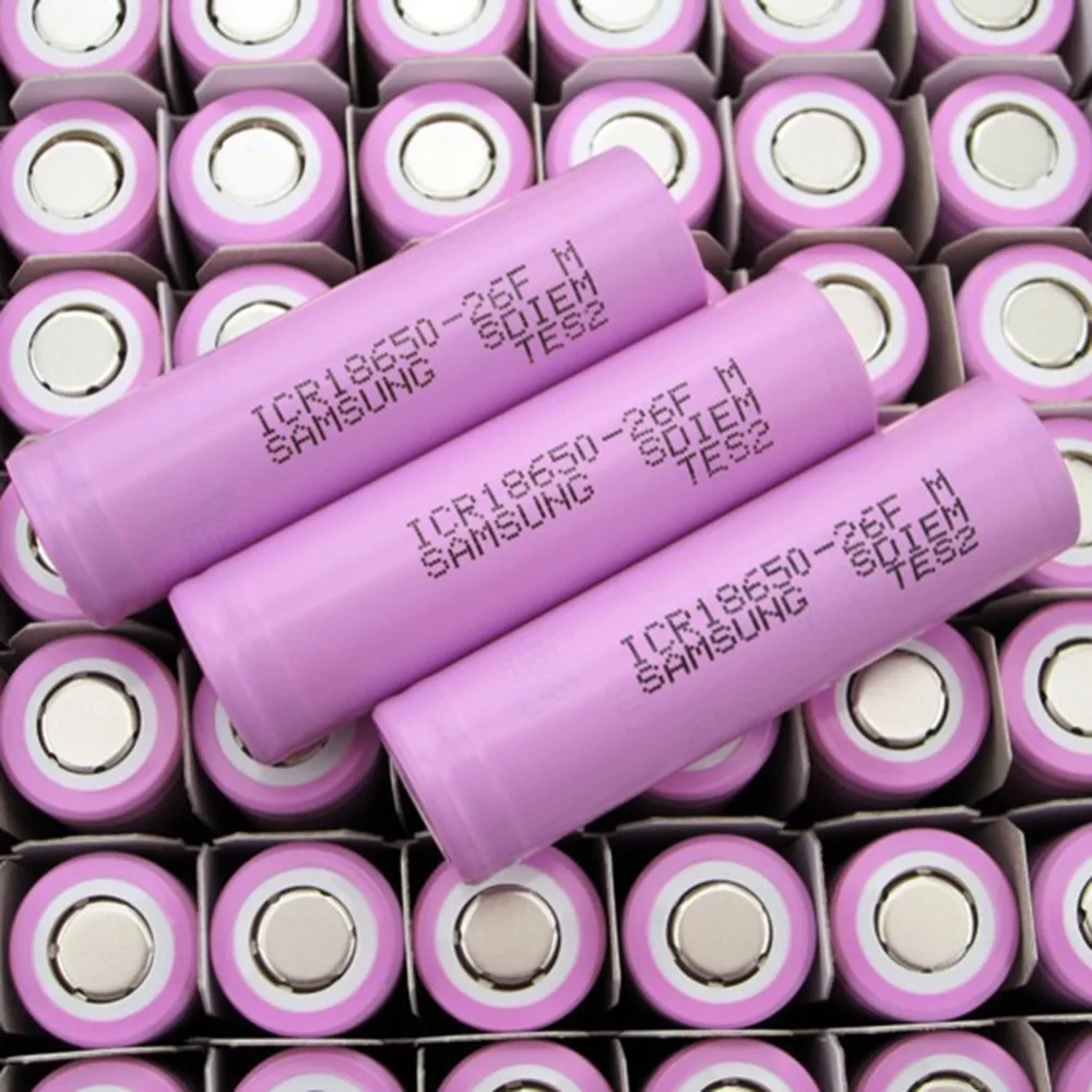 2/4/6/10 шт. Оригинальный 3 7 V 2600mAh для samsung 26F Перезаряжаемые ICR18650 Li Ion Батарея реальные