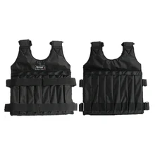 SUTEN прочный Макс 20 кг 44bls Регулируемый взвешенный жилет для силовых упражнений тренировочный жилет Вес куртка Бокс Санда