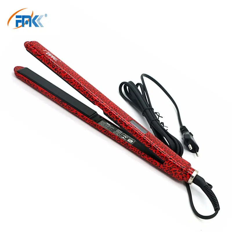 

FMK Professional Steampod Hair Straightener Fast Heating Brush Iron Hair Flat Irons Styling Tool Tourmaline Ceramic Design HS049
