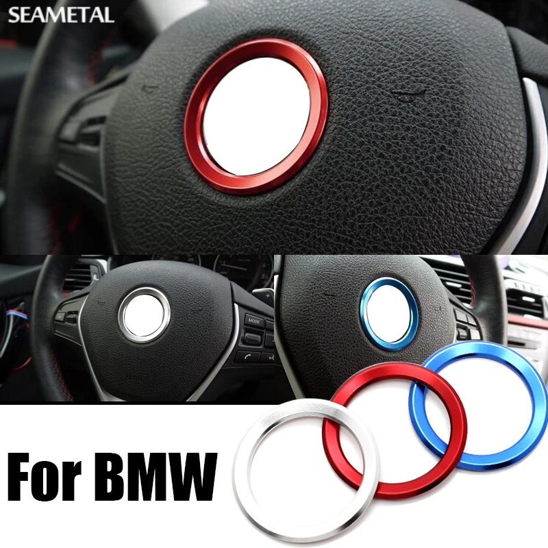 Car Styling Steering Wheel Decoration Circle Cover Universal For BMW X1 E60 E36 E39 E46 E30 E60 E90 E92 F10 F30 F25 Accessories