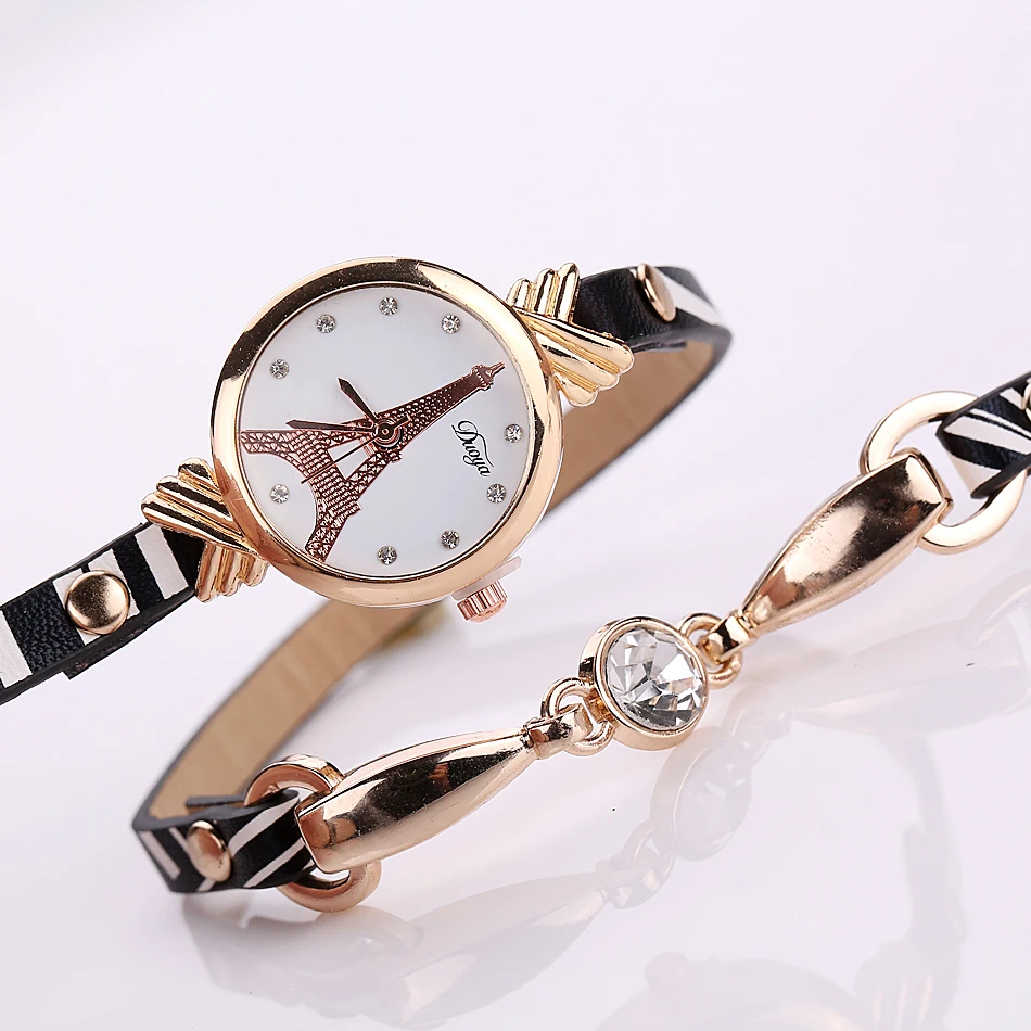 

New Luxury Diamond Watch Women Fashion Eiffel Tower Women's Watches Bracelet Watch Ladies Watch Reloj Mujer Relogio Feminino