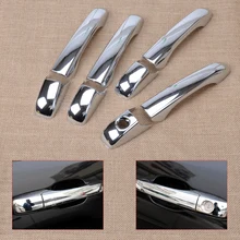 beler Chrome Door Handle Cover Trim for Dodge Avenger Caliber Magnum For Chrysler Town Country Sebring Sedan For Jeep Compass