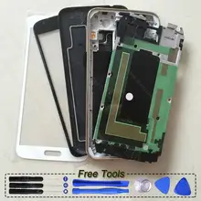 For Samsung Galaxy S5 G900 G900F G900H G900V G900A Original Phone Full Housing Cover Middle Frame Battery Door Case Screen Glass