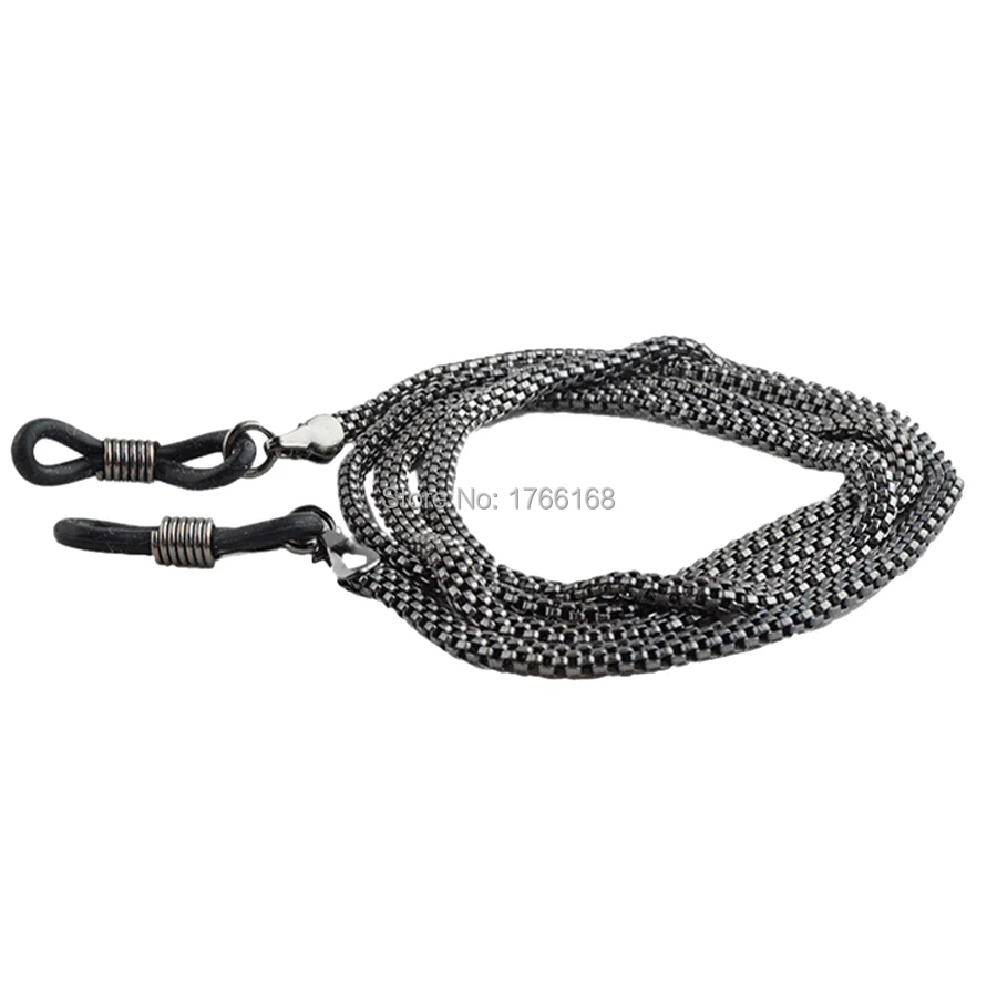 

New Gun color Metal String Eyeglasses Chain Reading glasses Metal Cords Sunglasses Spectacles Holders Optical frames Rope