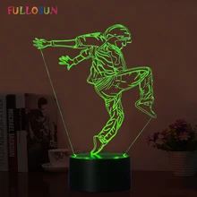 Fullosun USB 3D ночник уличный танцевальный хип-хоп модель светодиодный 3D настольная лампа как Рождественский праздник светодиодный светильник