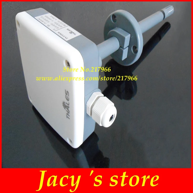 Pipeline duct temperature and humidity sensor transmitter RS485 MODBUS Dial switch control | Инструменты