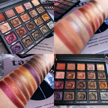 

20 Colors Eyeshadow Palette Glitter Shimmer Matte Eyeshadow Pallete Foiled Pigment Smoky Warm EyeShadow Makeup Palette