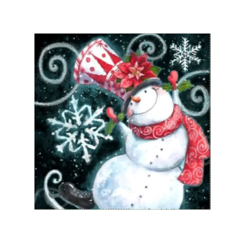 Snowman 5D Diamond Painting Christmas Embroidery Cross Stitch Xmas Art Decor