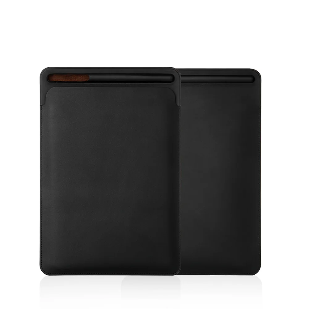 Для iPad Pro 12,9 дюйма, новинка Премиум PU кожаный чехол сумка с карандашом для Pro12.9 - Цвет: Black