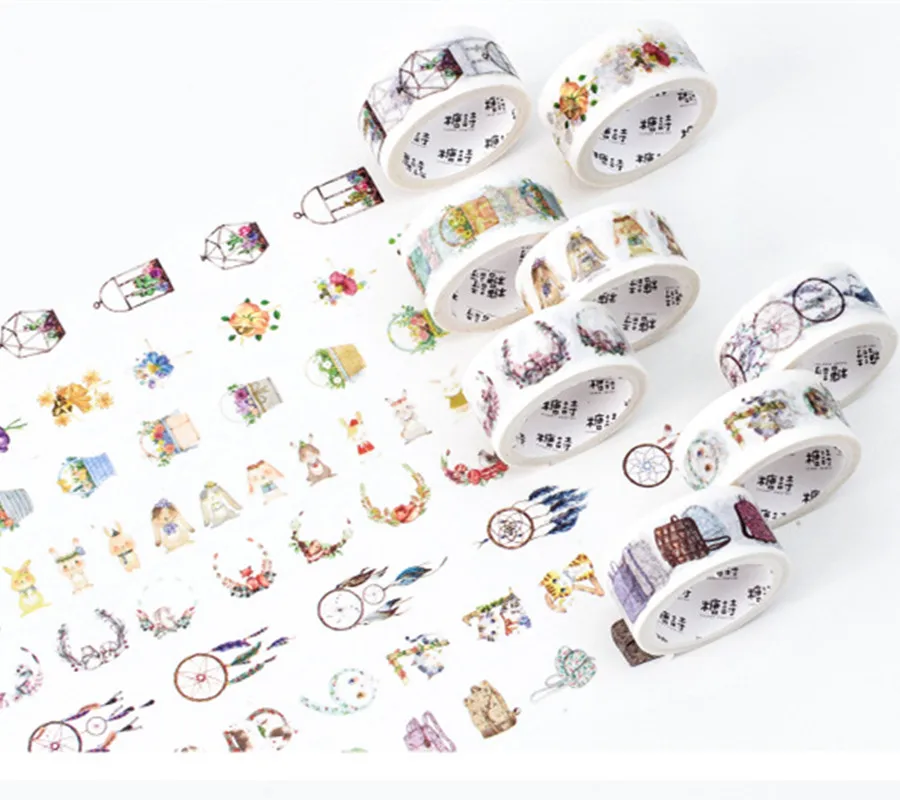 MO.CARD hand drawing paper masking Tape Scrapbooking Decoration