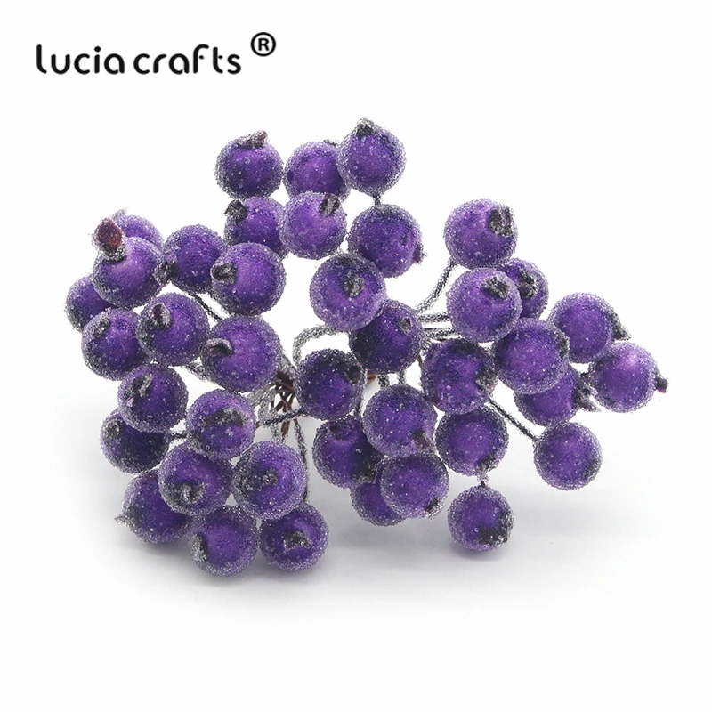 Lucia Crafts 15 цветов искусственный фруктовый цветок ягоды Stamen для свадебной