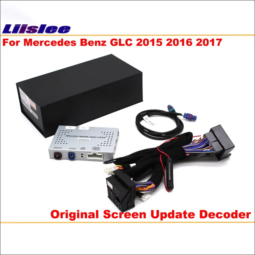 Liislee For Mercedes Benz GLC 2015 ~ 2017 Original Screen Update System / Digital Decoder / Reversing Track Image + Rear Camera