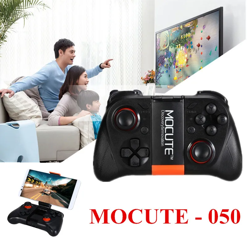 MOCUTE 050 VR игровой коврик Android джойстик Bluetooth управление Лер селфи дистанционное управление джойстика для ПК смартфон + держатель