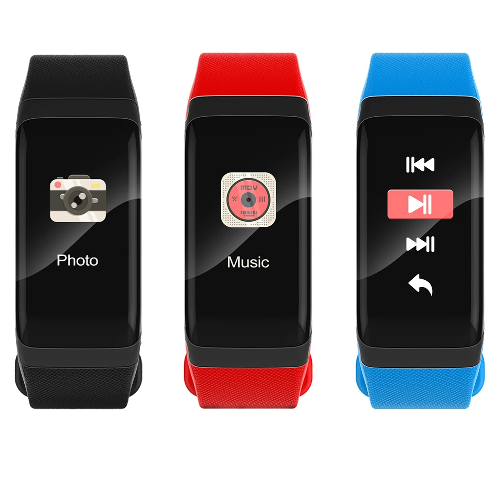 F601 F1 Plus Smart Band Heart Rate Monitor Blood Pressure Measure